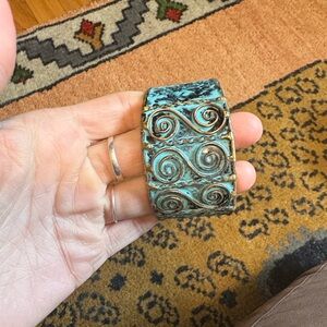 Verdigris Swirl Bracelet